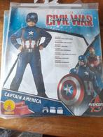 Verkleedkleren: Captain America met masker maat 98/104 NIEUW, Kinderen en Baby's, Carnavalskleding en Verkleedspullen, Nieuw, 104 of kleiner