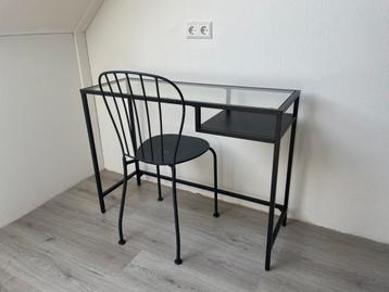 IKEA VITTSJÖ laptoptafel/kaptafel met bijpassende stoel