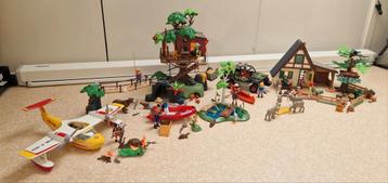 Playmobil boomhut. Boswachtershut, blusvliegtuig enz enz  beschikbaar voor biedingen