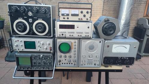 Partij oude Philips meetapparatuur, Doe-het-zelf en Verbouw, Meetapparatuur, Gebruikt, Overige meters, Ophalen