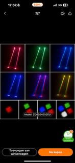 2x Moving Head Spots - Nieuwstaat!, Ophalen of Verzenden, Nieuw, Licht, Kleur