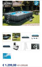 Intex Ultra XTR Frame Pool - (732x366x132 cm) nieuw, Minder dan 80 cm, Rond, Ophalen of Verzenden, Opzetzwembad