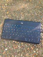 KEYS-TO-GO Ultradun Toetsenbord + iPhone Houder, Ophalen of Verzenden, Zo goed als nieuw, Draadloos, Qwerty