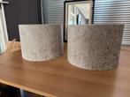 Set van 2 beige lampenkappen, Gebruikt, 25 tot 50 cm, Beige, Rond