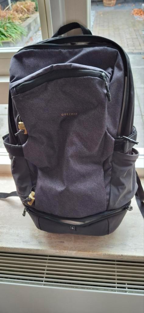 Rugtas  donkergrijs met koelvak - Ideaal voor onderweg!, Sieraden, Tassen en Uiterlijk, Tassen | Rugtassen, Zo goed als nieuw