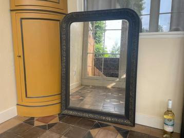 grote 19e eeuwse  Franse Spiegel Louis Philippe 108 cm. beschikbaar voor biedingen