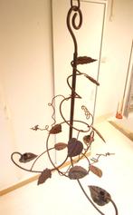 Vintage Hang Kandelaar met Bladmotief, Huis en Inrichting, Woonaccessoires | Kandelaars en Kaarsen, Ophalen, Overige materialen