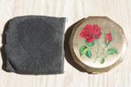 Stratton vintage poedercompact poederdoos met roos, Antiek en Kunst, Curiosa en Brocante, Ophalen of Verzenden