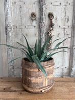 Oude Chinese melk trog - houten bak - plantenbak, Ophalen of Verzenden