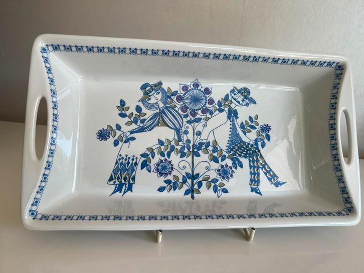 Vintage Noors Figgjo Turi-Design Grote Ovenschaal Lotte 60’s, Antiek en Kunst, Antiek | Servies los, Ophalen of Verzenden