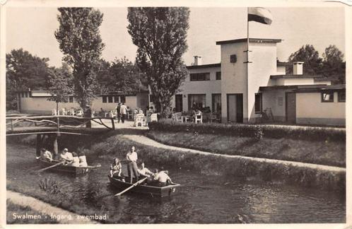 JH733  Swalmen Ingang Zwembad 1951, Verzamelen, Ansichtkaarten | Nederland, Gelopen, Limburg, 1940 tot 1960, Verzenden