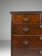 Engelse ladekast 18e eeuw, Huis en Inrichting, Kasten | Ladekasten, Ophalen, Eikenhout, 50 tot 100 cm, Zo goed als nieuw