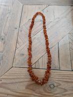 Ruwe Barnsteen / Amber ketting, Ophalen of Verzenden, Gebruikt, Bruin, Steen of Mineraal