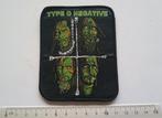 Type O Negative rotten faces patch t139 met zilver glitter, Verzamelen, Muziek, Artiesten en Beroemdheden, Nieuw, Kleding, Verzenden