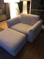 Young Illusion Jan des Bouvrie fauteuil/love seat met hocker, Ophalen, Overige maten, 75 tot 100 cm, Zo goed als nieuw