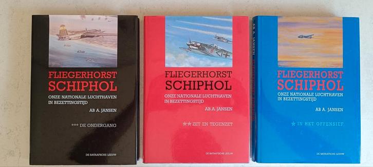 Fliegerhorst Schiphol - Complete Boekenreeks WOII, Boeken, Oorlog en Militair, Zo goed als nieuw, Luchtmacht, Tweede Wereldoorlog