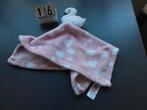 Primark baby zwaan knuffeldoek roze witte hartjes 09/18, Ophalen, Zo goed als nieuw, Overige typen