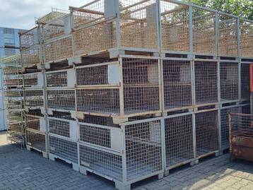Gebruikte Gitterbox Gaasbox Gaascontainer kuubskisten beschikbaar voor biedingen