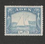 1937 2,5-annas ADEN-Britse kolonie, zeilschip, Ophalen of Verzenden, Postfris, Midden-Oosten