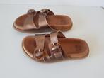 < Via Vai MAAT 38 bronzen leren slippers muiltjes Candy Hill, Via Vai, Overige kleuren, Verzenden, Sandalen of Muiltjes