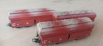 3 Märklin DB grootvolumewagens+klepdeksels artnr 4626, Hobby en Vrije tijd, Modeltreinen | H0, Wisselstroom, Wagon, Ophalen of Verzenden
