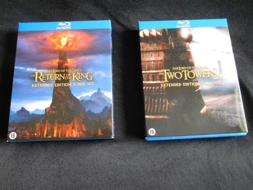 Blu-Ray 2 sets The Lords of the Rings Extended Edition 5, Cd's en Dvd's, Blu-ray, Zo goed als nieuw, Science Fiction en Fantasy