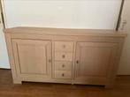 Eiken dressoir en tv-kast (Poppels meubelhuis), Ophalen, Gebruikt, 25 tot 50 cm