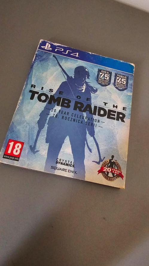 Rise of the Tomb Raider 20 year celebration, Spelcomputers en Games, Games | Sony PlayStation 4, Gebruikt, Avontuur en Actie, 1 speler