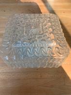 Vintage plafondlamp glas., Ophalen of Verzenden, Zo goed als nieuw, Glas