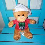 Lief Gucci knuffel beertje met shirt en pet, Ophalen, Zo goed als nieuw, Beer