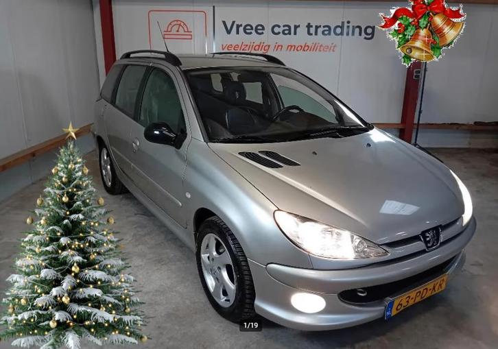 Peugeot 206 1.6 16V SW BJ2004 LEER, NIEUWE APK 167DKM!, Auto's, Peugeot, Bedrijf, ABS, Airbags, Airconditioning, Boordcomputer