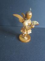 kerst houtsnijwerk Erzgebirgte ENGEL BAND KAPELLEN BLANK, Ophalen of Verzenden, Zo goed als nieuw