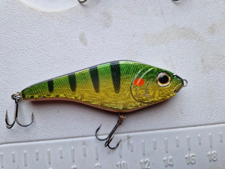 Spro Rapper 128SSP 49 gram jerkbait oude kleur, Watersport en Boten, Hengelsport | Roofvissen, Zo goed als nieuw, Overige typen
