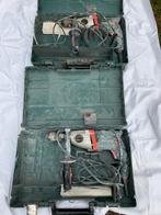 2 Metabo boormachines in koffer, Doe-het-zelf en Verbouw, Gereedschap | Boormachines, Ophalen, Gebruikt, Boormachine
