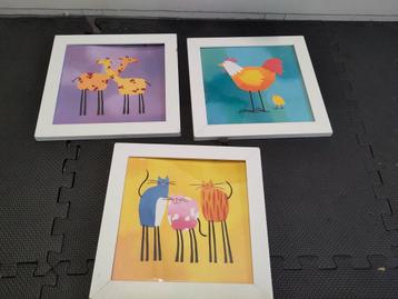 Schilderijtjes voor de kinderkamer  beschikbaar voor biedingen