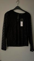 only top transparant 36 38 xs s 6,95 nieuw lange mouwen, Only, Zwart, Ophalen of Verzenden, Zo goed als nieuw