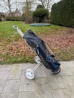 Zeer complete heren golfset, vintage tas en trolley, Ophalen, Zo goed als nieuw, Set, Overige merken