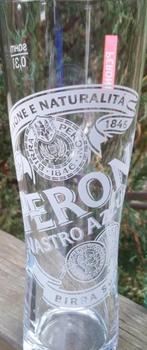 12 Peroni bierglazen (nieuw), Ophalen of Verzenden, Zo goed als nieuw, Bierglas