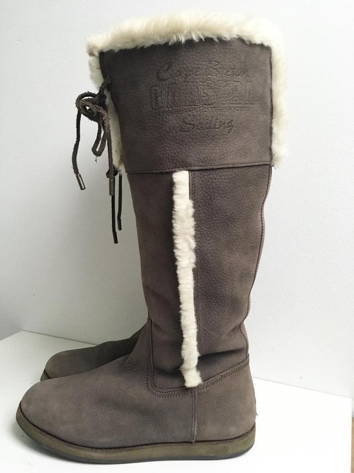 Gaastra laarzen leer imitatie bont gevoerd mt 38, Kleding | Dames, Schoenen, Gedragen, Hoge laarzen, Bruin, Ophalen of Verzenden