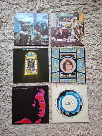 83 lp's/platen rock/progrock/prog/pop/jazz beschikbaar voor biedingen