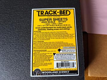 Trackbed Supersheets Dealerpack (6 stuks) - nieuw beschikbaar voor biedingen