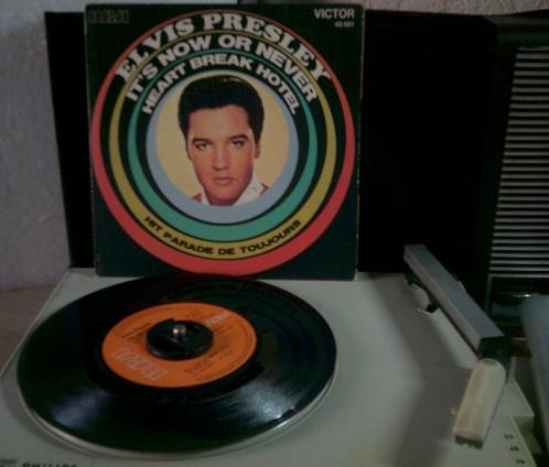 ELVIS PRESLEY  its now ore never france, Cd's en Dvd's, Vinyl Singles, Gebruikt, Single, Overige genres, 7 inch, Ophalen of Verzenden