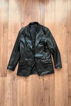 Leren blazer maat S, Zwart, Ophalen of Verzenden, Jasje, Maat 36 (S)