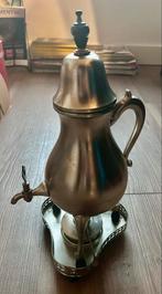 Metawa Holland Tinnen Theepot met Onderstel en Oliebrander, Antiek en Kunst, Antiek | Tin, Ophalen of Verzenden