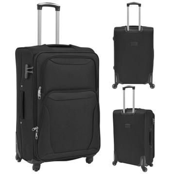 AANBIEDING | Trolleyset kofferset koffers zwart 3-delig! GR  beschikbaar voor biedingen
