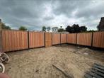 Douglas hout/beton schutting €125 p/m incl. Montage, Ophalen, Nieuw, Minder dan 3 meter