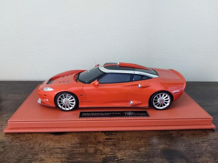 Spyker C8 Aileron Dutch Orange TOP093A Top Marques 1:18, Hobby en Vrije tijd, Modelauto's | 1:18, Zo goed als nieuw, Auto, Overige merken