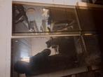 Glas platen donker grijs zwart dunne lange glaswerk, Ophalen, Minder dan 50 cm, Minder dan 100 cm, 25 tot 50 cm