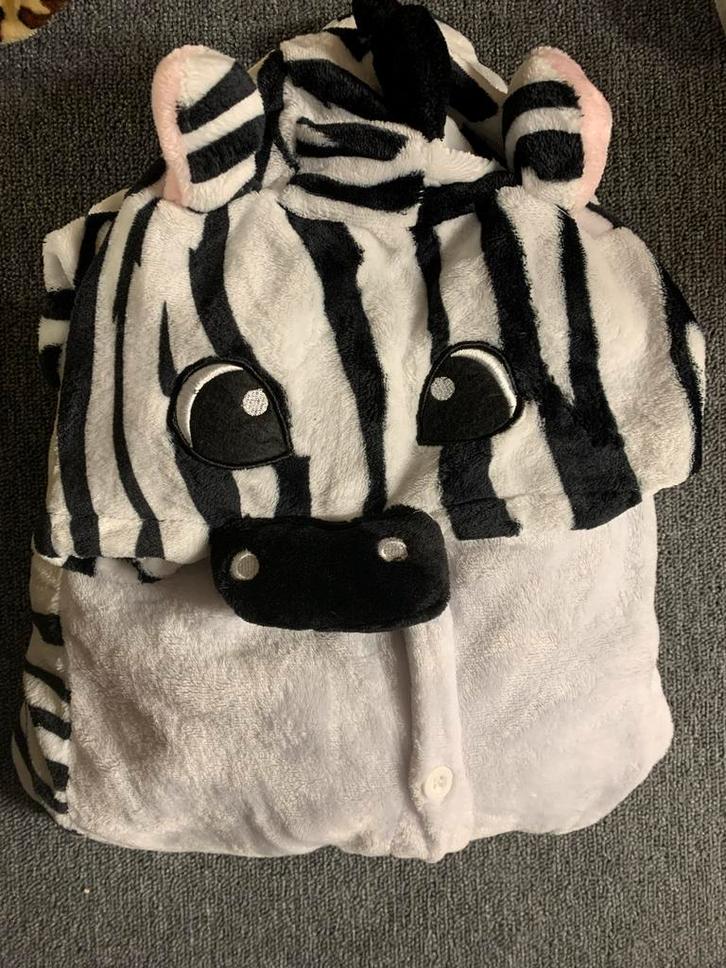Zebra Onesie - Maat M, Kleding | Heren, Carnavalskleding en Feestkleding, Zo goed als nieuw, Kleding, Carnaval, Maat 48/50 (M)