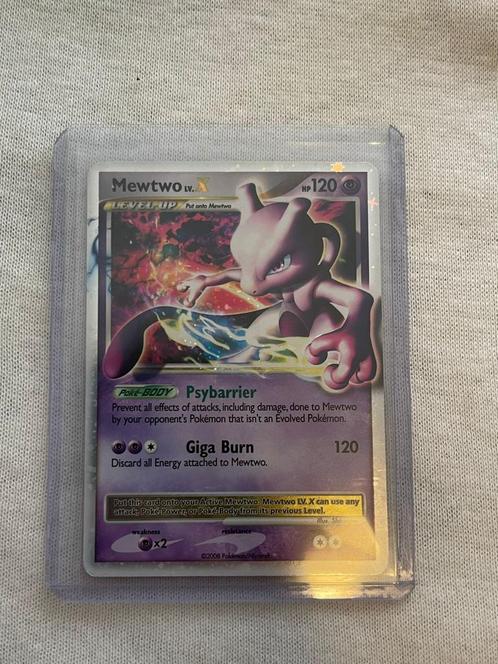 Pokémon kaart – Mewtwo X – DP28 – Excellent conditie, Hobby en Vrije tijd, Verzamelkaartspellen | Yu-gi-Oh!, Zo goed als nieuw